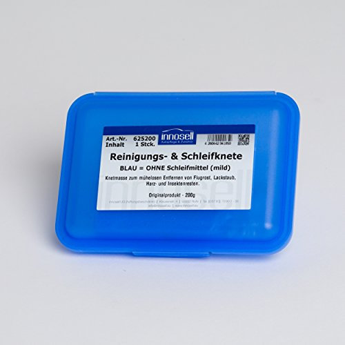 Innoclean Reinigungsknete Schleifknete DAS ORIGINAL blau mild ohne Schleifmittel 200 g