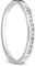 Orovi Damen-Ring Memoire Hochzeitsring Weißgold 9 Karat (375) Brillianten 0.10 carat Verlobungsring Diamantring