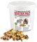 Rattenfutter, Rattennahrung mit tierischem Eiweiß, Alleinfutter für Ratten mit Bachflohkrebsen (Gammarus), leckerem Gemüse, Körnern und Saaten, Tomodachi® Mister Rat Rattenmahlzeit 3kg Eimer
