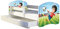 Kinderbett Jugendbett mit einer Schublade und Matratze Weiß ACMA II 140 160 180 40 Design (180x80 cm + Bettkasten, 13 Fußballer)