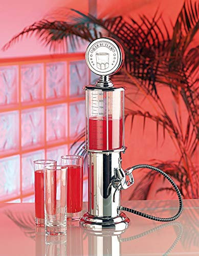 Monsterzeug Zapfsäule für Getränke mit Schlauch und Zapfhahn, Bar Accessoires, Retro Getränkespender, Bar Butler