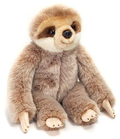 Teddy Hermann 92328 Faultier 22 cm, Kuscheltier, Plüschtier mit recycelter Füllung