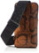 Liebeskind Berlin Snake Sling Umhängetasche, Small (18.5 cm x 9.5 cm x 2.5cm), caramel