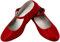 Gojoy shop- Zapato con Tacón de Danza Baile Flamenco o Sevillanas para Niña y Mujer,Contiene : Zapato con Tacón y Mochila de Cuerdas. 13 Colores Disponibles. (Rojo, 31)
