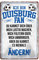 Blechschild Ich bin Duisburg Fan - Metallschild - Fans Ultras Anhänger - Deko Schild Artikel Zubehör - Haustür Eingang Garage Kinderzimmer Club Küche Werkstatt - Souvenir Geschenk Idee - 20x30cm