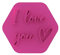 LissieLou Keksstempel I Love You mit Herz, für Hochzeit, Valentinstag, Zuckerguss, Fondant, Hellrosa