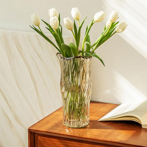 Vaso in vetro trasparente, cristallo decorativo, vaso per piante, terrario, per decorazione della casa, regalo per matrimonio, inaugurazione della casa, celebrazioni