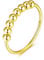 925 Sterling Silber Angst Spinning Ring mit Perlen I Anti-Stress Dekompression Angstring zum Drehen Stressabbau für Damen, Frauen und Mädchen (Gold, 58)