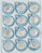 Navidacio 12 TLG. Glas-Weihnachtskugeln Set in 'Vintage Ice Blau Silber' - Reflektorkugeln - Reflexkugeln - Reflector Ball