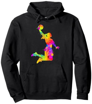 Basketballerin Basketball Mädchen Damen Kinder Pullover Hoodie