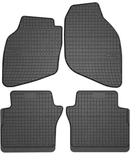 MOTOS Gummimatten Auto Fussmatte passend für Honda Jazz II 2001-2008 Hatchback Verbessern Sie Ihren Reisekomfort mit Antirutschmatte Auto - Allwetter fußmatten Auto, Schutz vor Verschmutzung