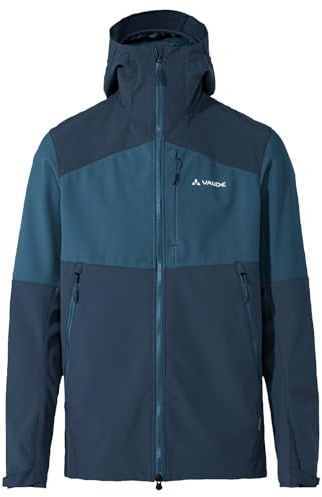 VAUDE Herren Shoftshelljacke Roccia Softshell Jacket II, 100% winddicht, atmungsaktiv, wasserabweisend