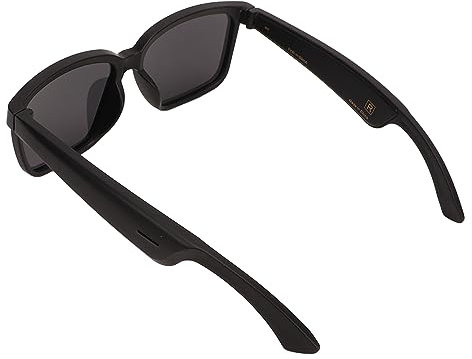 Alomejor 5.0 Speaker Sunglasses Stereo Music Glasses Rechargeable Comfortable Wearing with Hifi Sound Clarity for Leisure Activities