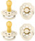 BIBS Boheme Schnuller 4er-Pack. BPA-frei, Kirschform Nippel. Naturkautschuk/Latex, Hergestellt in Dänemark, Größe 2 (6-18 Monate), Ivory