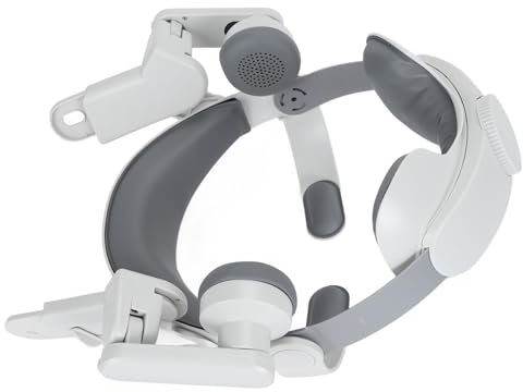 VR Head Strap, VR Headset Headband Easy Installation Adjustable Soft with Head Cushion for VR Headsets