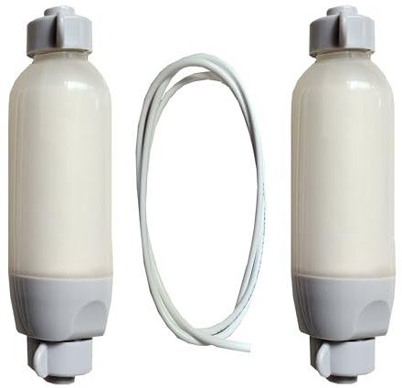 XCQQ DMT Pipe Bidet Wasserfilter für elektrische Smart Bidet WC-Sitze, Premium Bidet Filter Set, 2 Stück