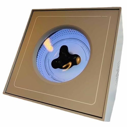 Magnetischer Flüssigkeitslautsprecher, weißes Netzteil für Wohnzimmer, Schlafzimmer, Arbeitszimmer, multifunktionaler Musikbegleiter, einfach zu bedienen