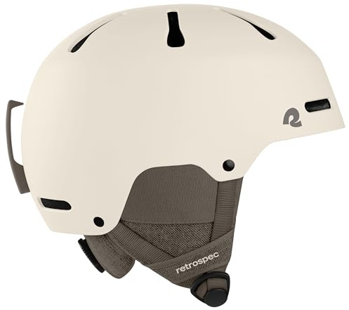 Retrospec Comstock Casque de Ski pour Adultes et Jeunes – Casque de Neige réglable avec Coque de Protection et aérations Respirantes pour Hommes, Femmes, garçons et Filles