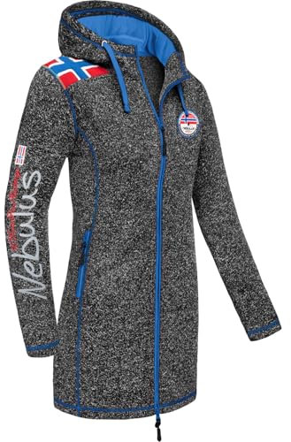 Nebulus Fleecemantel NORSKINI Damen (schwarz, M/38)