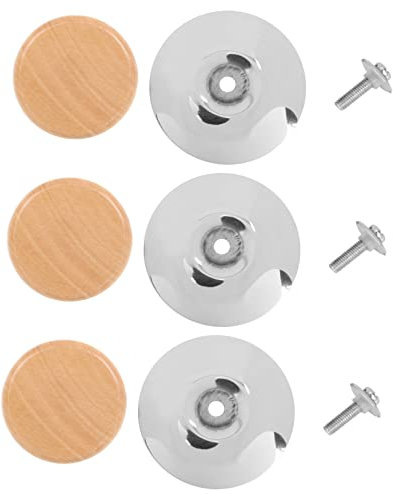 LALADEFIEE 3piezas Mango Mango Tapa Olla De Madera para Tapa De Olla para Uso Cocina Sartenes y Cacerolas