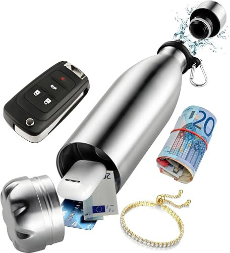 Getarnte Versteck Thermoskanne EXTRA GROSS 350 ML Geheimfach Geldversteck Geheimversteck Tresor Safe Thermosflasche Isolierflasche