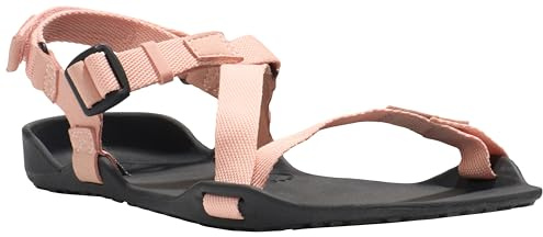 Xero Shoes Women's Z-Trek Barefoot Hiking Sandals, Pink Sand, 9