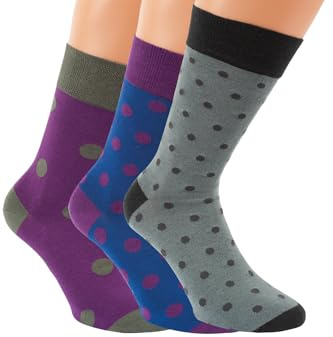 RS Harmony 6 Paar bunte Socken Baumwolle Herren Übergröße 47-54 Baumwolle Softrand Quadrate