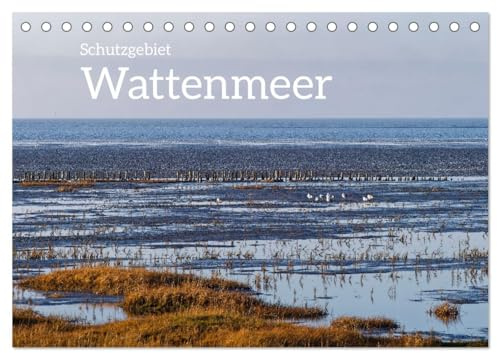 Schutzgebiet Wattenmeer (Tischkalender 2026 DIN A5 quer), CALVENDO Monatskalender: Wattlandschaften und Tourismus (CALVENDO Natur)
