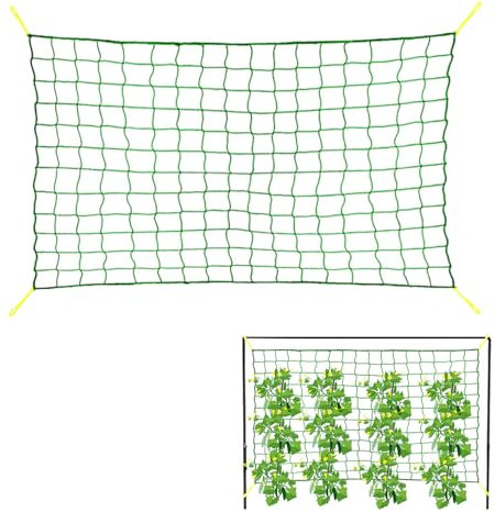 Ranknetz, 0.9x1.8m Pflanzennetz Ranknetz, Rankhilfen Gurkennetz RanknetzMit Großer Maschenweite, Rankhilfe Netz, Rankhilfe Für Gurken, Pflanzen Netz Für Gurken Tomaten Kletterpflanzen