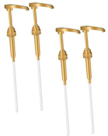 Têtes de pompe pour flacons cosmétiques，Têtes de p Distributeur de sirop de café 4 pièces, sirop for bouteille à pompe à café, nombreuses pompes à sirop, pompe de remplacement for bouteille, pompe à s