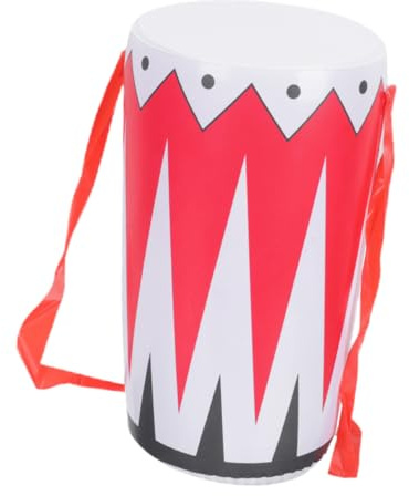 CLISPEED Tambour Gonflable PVC et Drôle pour Garçon Fille Accessoire Instrument de Musique et Fête Prop de Jeu Éveil et Cosplay