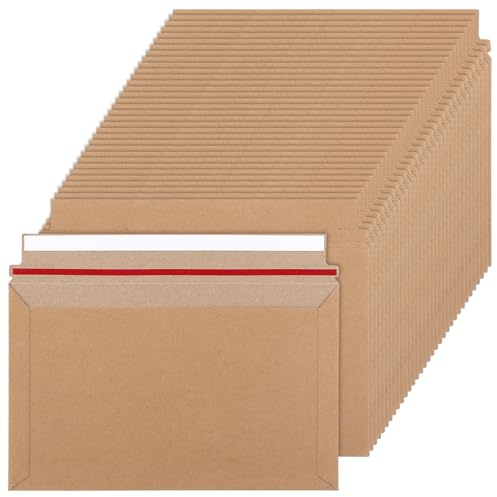 Swylexn 100 Stück Karton Versandtaschen a5 Umschläge A5 Shipping Bags