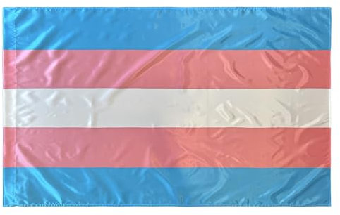 Drapeau de Pirate Durabol 150 x 90 cm Satin Transexuel