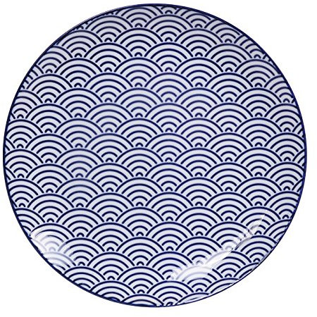 TOKYO design studio Teller Nippon Blue Onde 25.7 x 3 cm