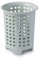 Zeal Melamine Cutlery Drainer/Utensil Pot Sage Green, 14 x 14 x 17 cm