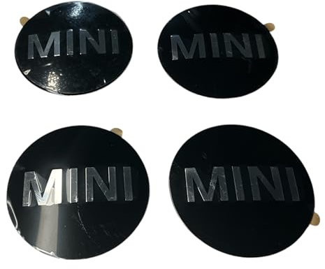Mini Cooper Felgendeckel-Aufkleber, 4 Stück