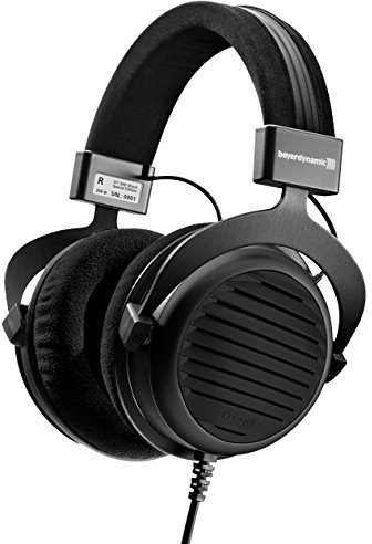 beyerdynamic DT 990 Black Special Edition 250 Ohm Over-Ear-Stereo Kopfhörer. Offene Bauweise, kabelgebunden, High-End, für die Stereoanlage