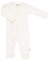 Joha Baby Unisex Schlafoverall aus Merino-Wolle/Seide Navy weiß, Farbe:weiß, Größe:80