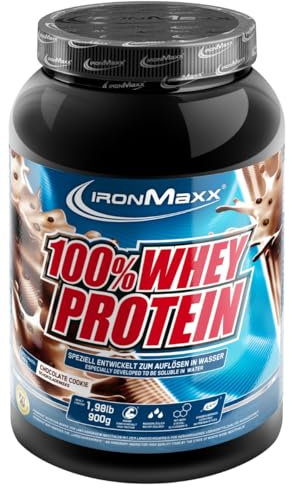 IronMaxx 100% Whey Protein - 900 gr Chocolate-Cookies