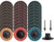 NYXCL 30Pcs Quick Change Discs Set, 2 inch Nylon Sanding Discs with 1/4 Holder, for Die Grinder Surface Prep Strip Grind Polish Finish Burr Rust Paint Removal, Surface Conditioning Discs