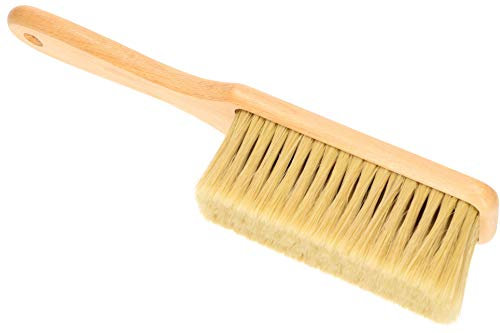 KOTARBAU® Naturhaar Autowaschbürste 340 mm Kurz Auto-Reinigungsbürste Multibürste Handfeger Schneebesen weiche Bürste zum Reinigen von Autoscheiben