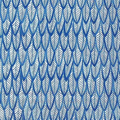 Blaue Federn, blaue IHR-Servietten, 33 cm, quadratisch, 20 Stück – Boston International IHR, 3-lagig, Papierservietten, 16,5 x 16,5 cm, blaue Federn