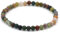 Miracles Minéraux Bracelet perle ronde 4 mm fin et discret, pierre naturelle, création artisanale française, plus de 60 choix (Agate indienne 4 mm)