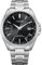 CITIZEN Herren Analog Quarz Uhr mit Edelstahl Armband CB0250-84E, Schwarz