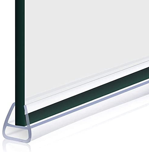 Joint de Douche pour Paroi en Verre,pour 6/8/10/12mm Verre,Forme de U/h,Faciles à Découper,pour Porte Vitrée de la Cabine de Douche (5m*10mm,U type)