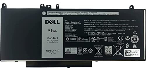 Dell PART4YOU Akku 51Wh 4 Zellen 6880mAh Latitude E5450 Latitude E5550 Typ: G5M10 8V5GX WYJC2 F5WW5 K9GVN R9XM9 YM3TC 7FR5J