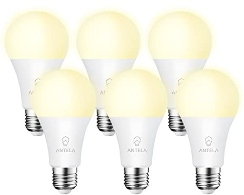 ANTELA E27 LED Lampe 15W 1521LM 4000K Neutralweiß Licht Glühbirne A65 Birne ersetzt 100W Glühlampe, Energiesparlampe, nicht Dimmbar, ErP, 6er-Pack