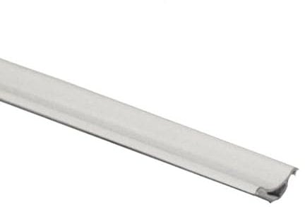 Profilo igienico sanitario rigido PVC plastica bianco battiscopa raccordo barra MT 2,50 sguscia angolare mm 30 (35)