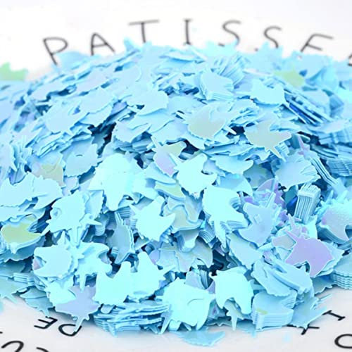 12 mm Kristall-Nagel-Pailletten-Mix-Stücke, Nagellack, Pailletten, Nagellack, Hochzeitsdekoration, Konfetti-Dekoration, Art-Lake Blue, 10 g