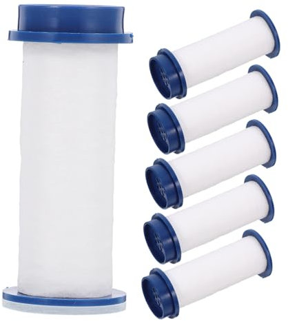 30 Pz Filtro Ugello Filtro Per Soffione Doccia Filtri Per L'acqua Della Doccia Filtro Della Testa Dell'irrigatore Cartuccia Filtro Piscina Fare Un Bagno Bianca Nucleo Di Cotone
